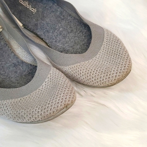 Allbirds Tree Breezers Ballet Flats Slate Gray Knit Comfy Slip-on Shoes Size 9 - Picture 13 of 17